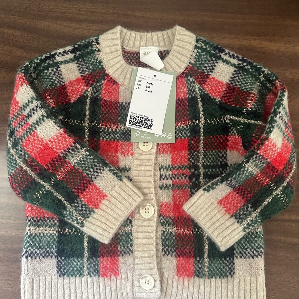 H&M textured-knit holiday sweater